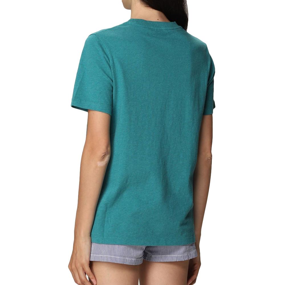 T-shirt Bleu Femme Superdry Classic vue 2