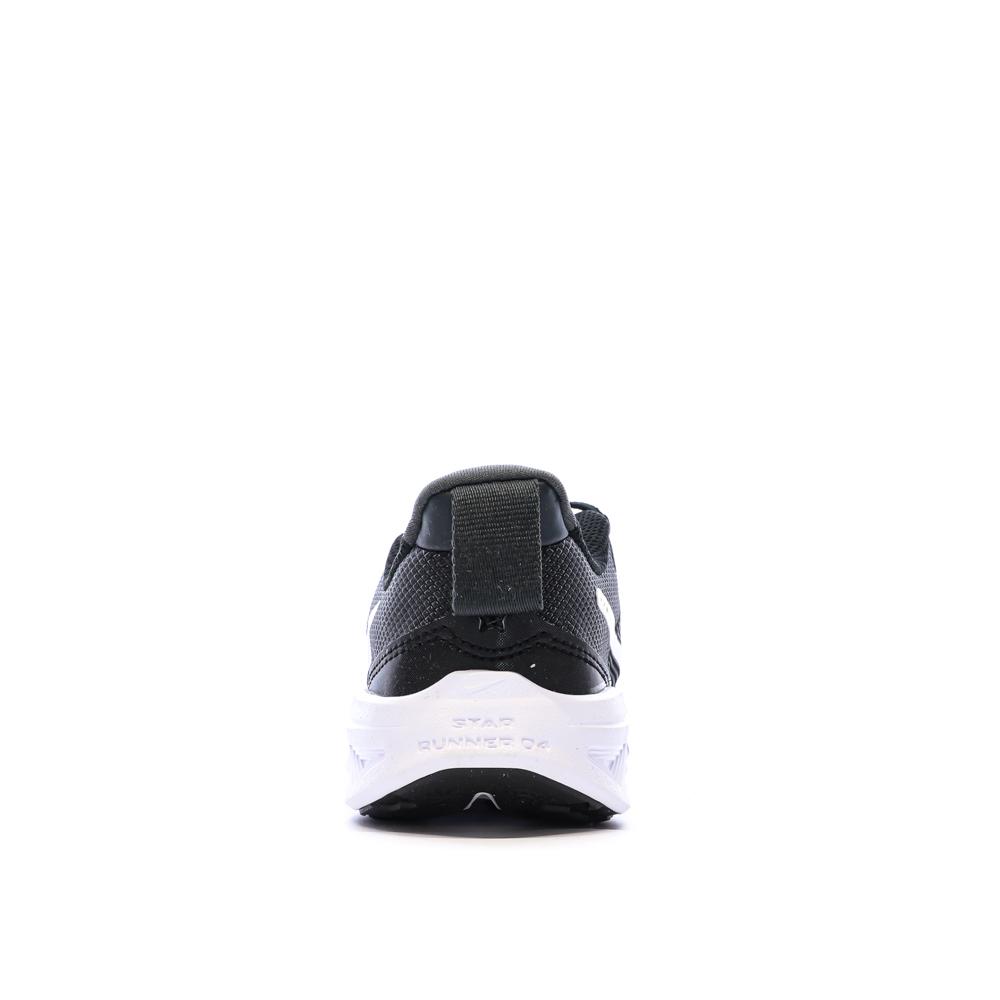Baskets Noires/Blanches Garçon Nike Star Runner 4 vue 3