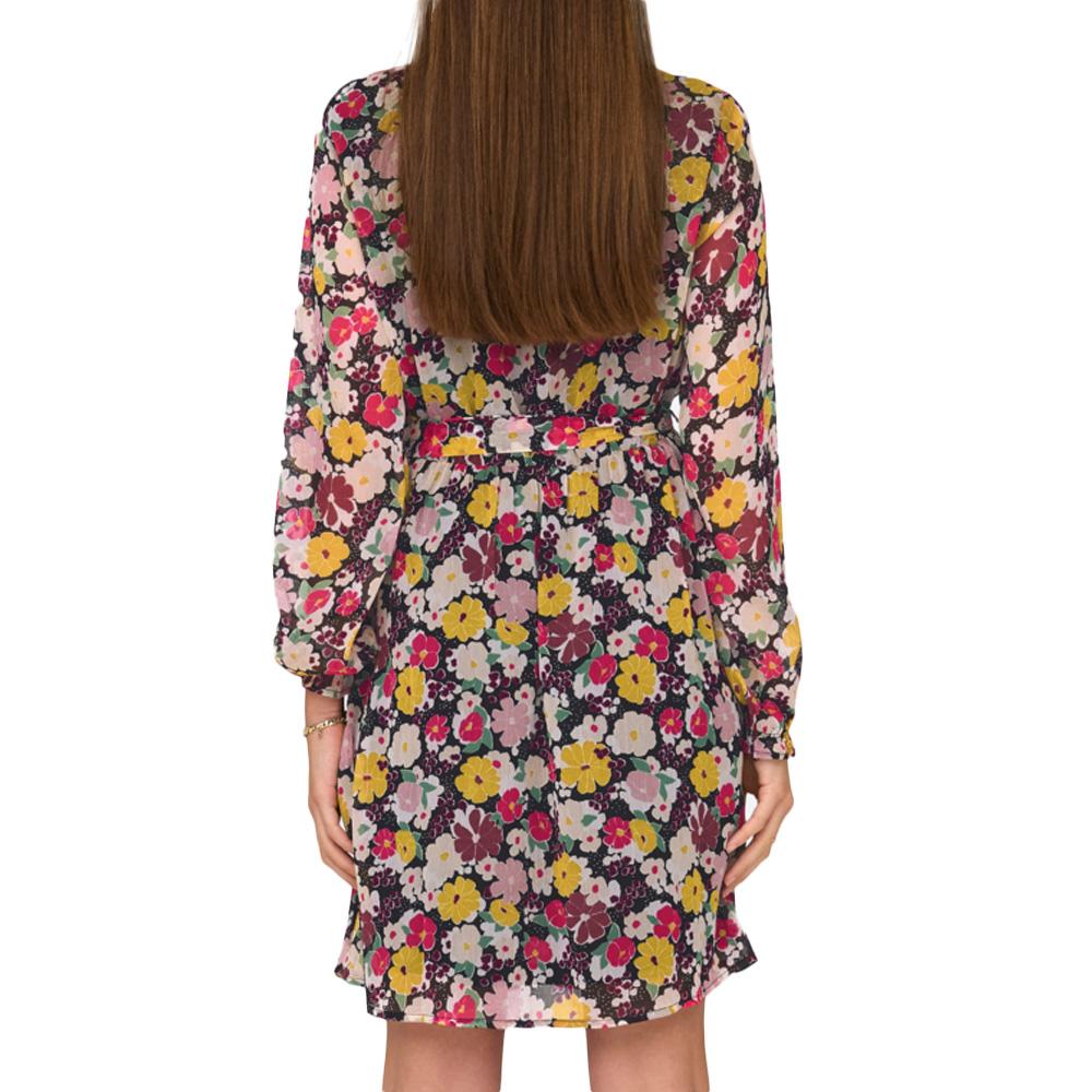 Robe Fleuris Noir Femme JDY Lilli vue 2