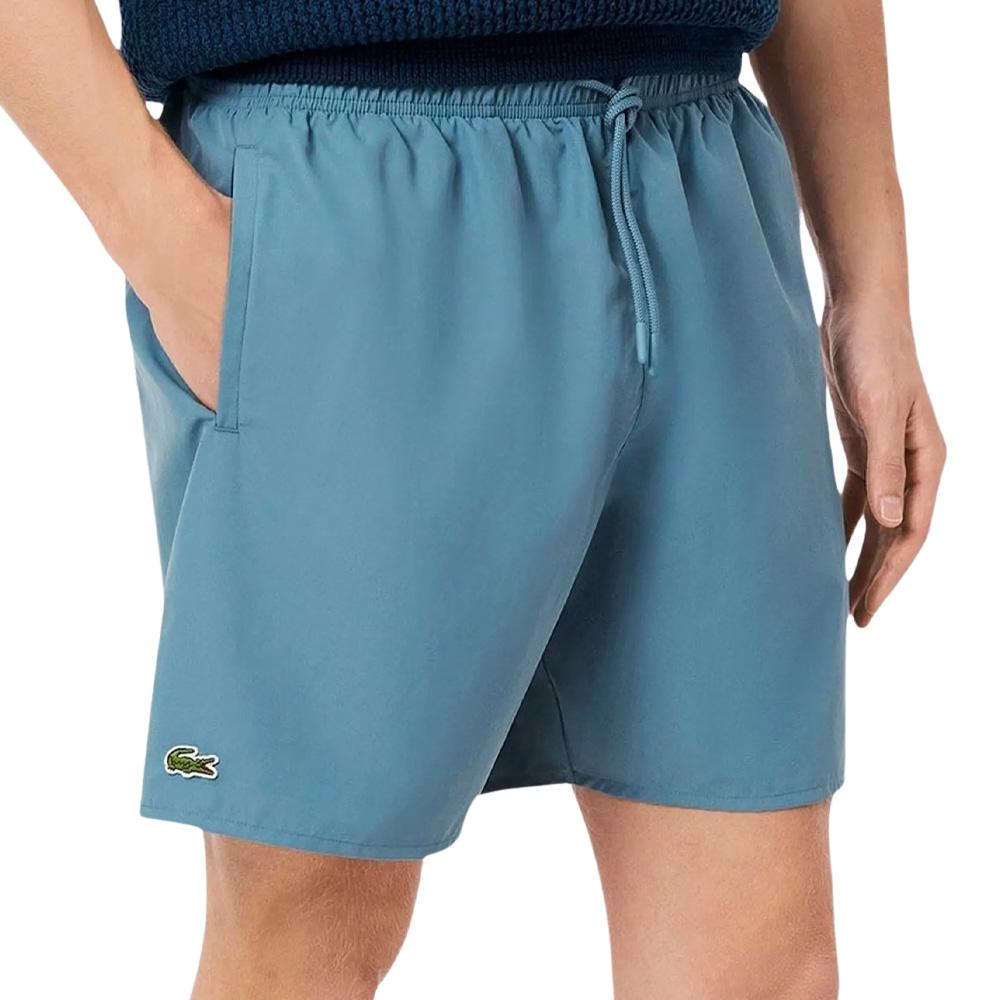 Short de bain Bleu foncé Lacoste Homme Lengths pas cher