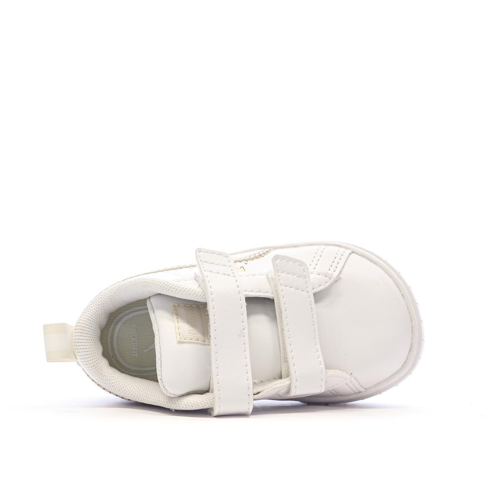 Baskets Blanches Fille Puma Stitching vue 4