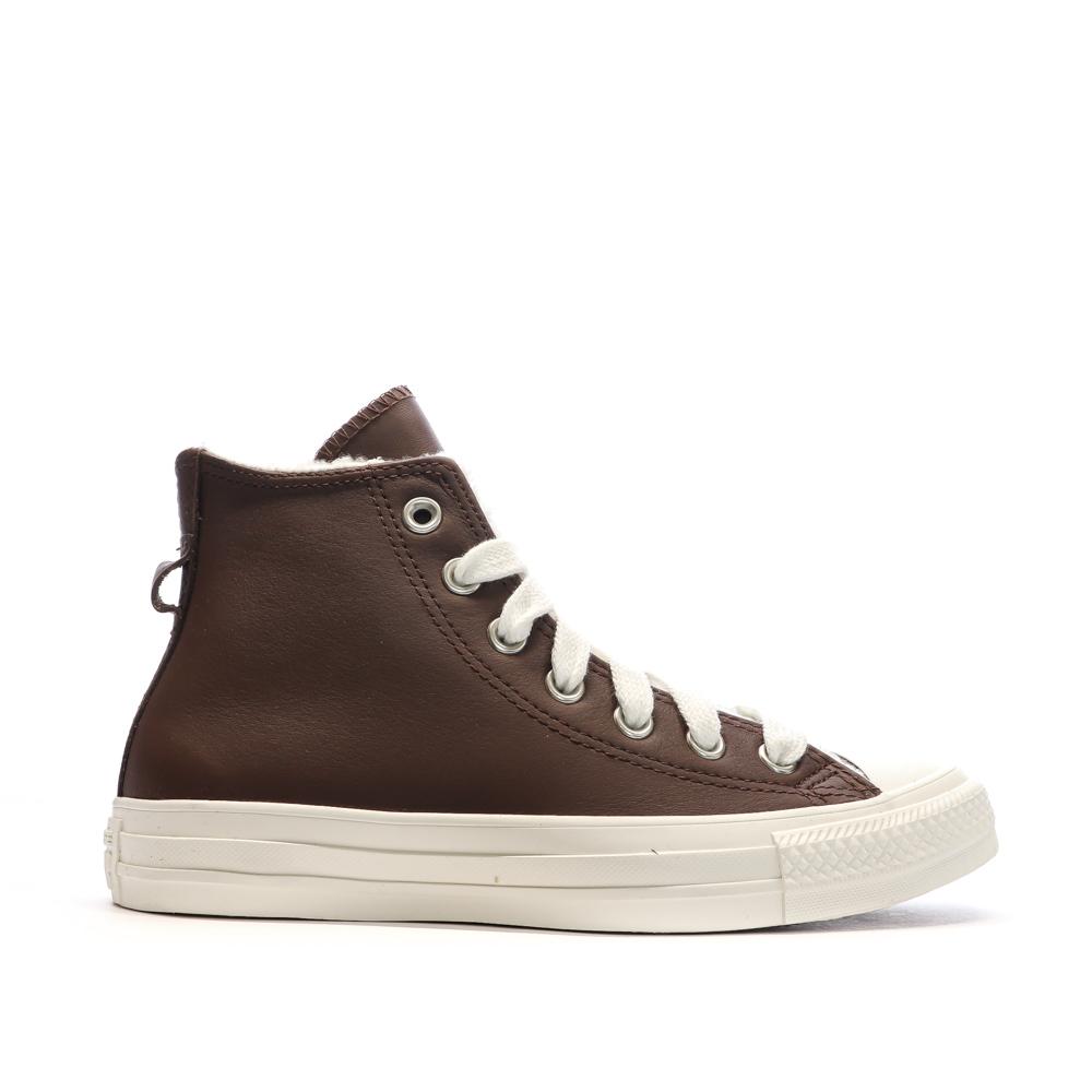 Baskets Marrons Femme Converse Chuck Taylor All Star A07946C vue 2