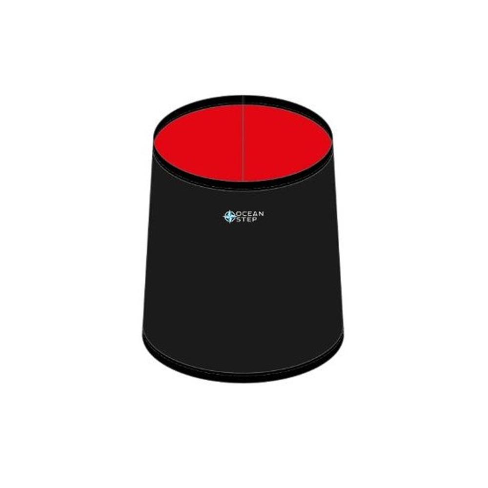 Cache cou Noir/Rouge Homme Polar Ocean Step Tube 1.5mm pas cher