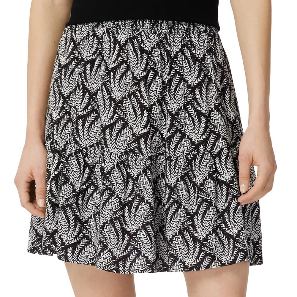 Jupe Midi évasée Hush Noire - Taille 4 - Taille élastique - 100% Polyester