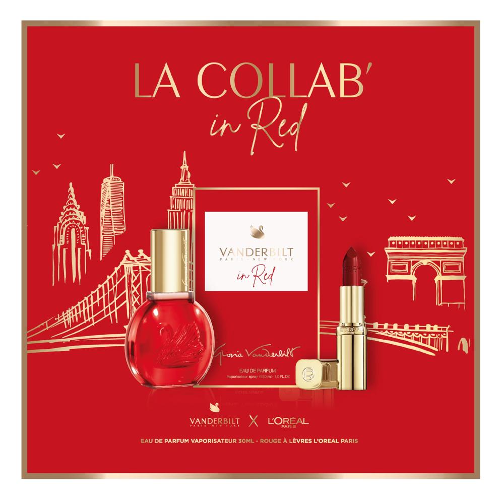 Coffret Parfum + Rouge à Lèvres l'Oréal x Vanderbilt pas cher