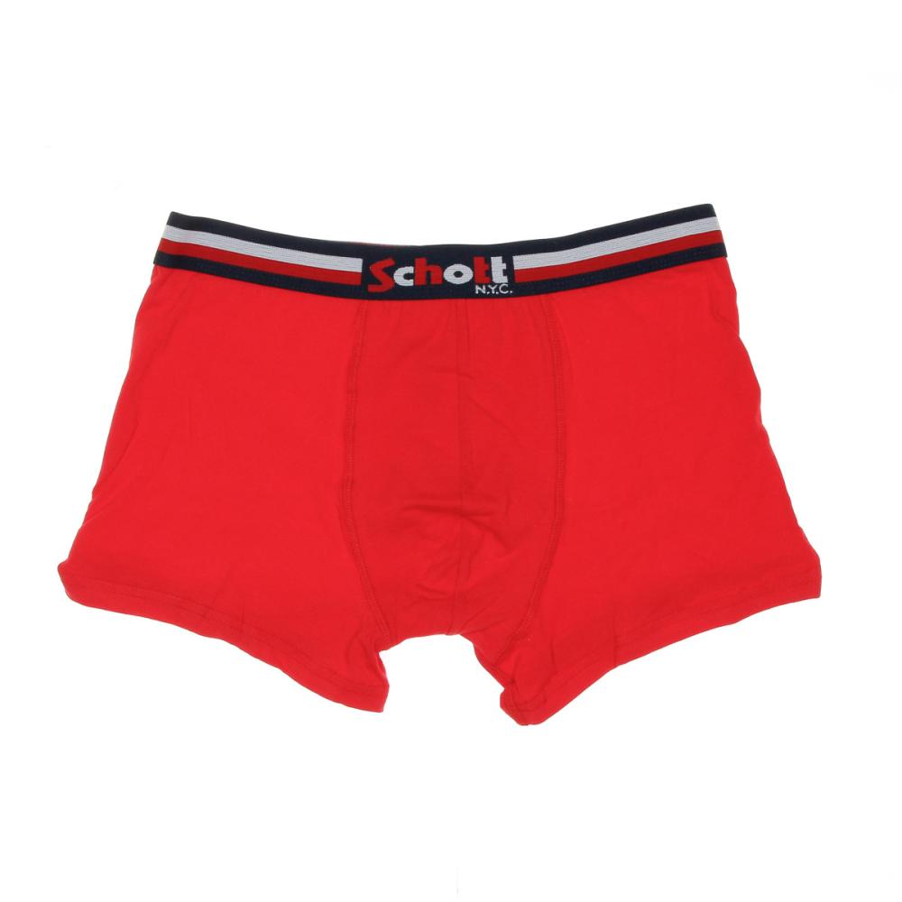 Boxer Rouge Homme Schott Staten pas cher