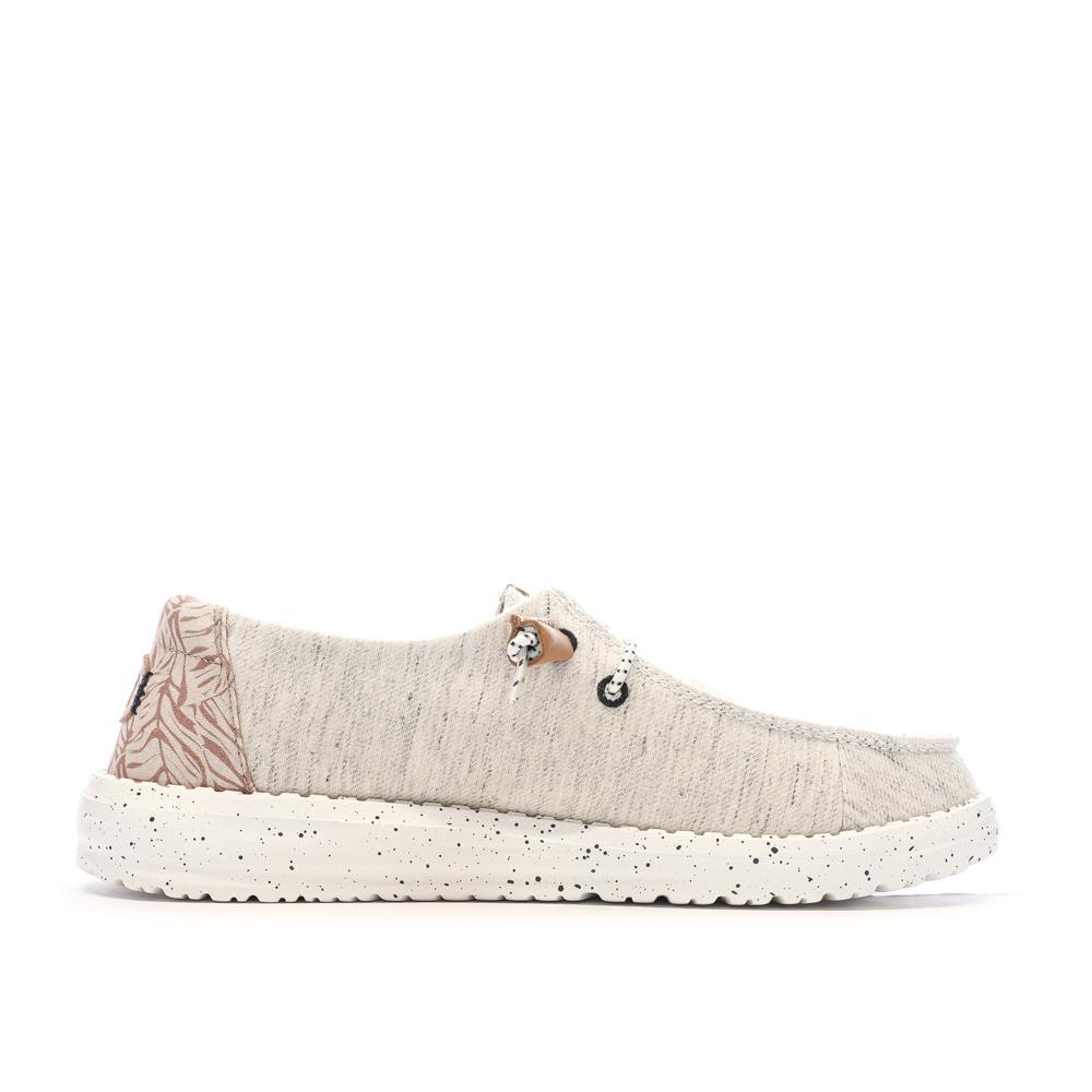 Chaussures Beige Chiné Femme Hey Dude Wendy Heathered Slub vue 2