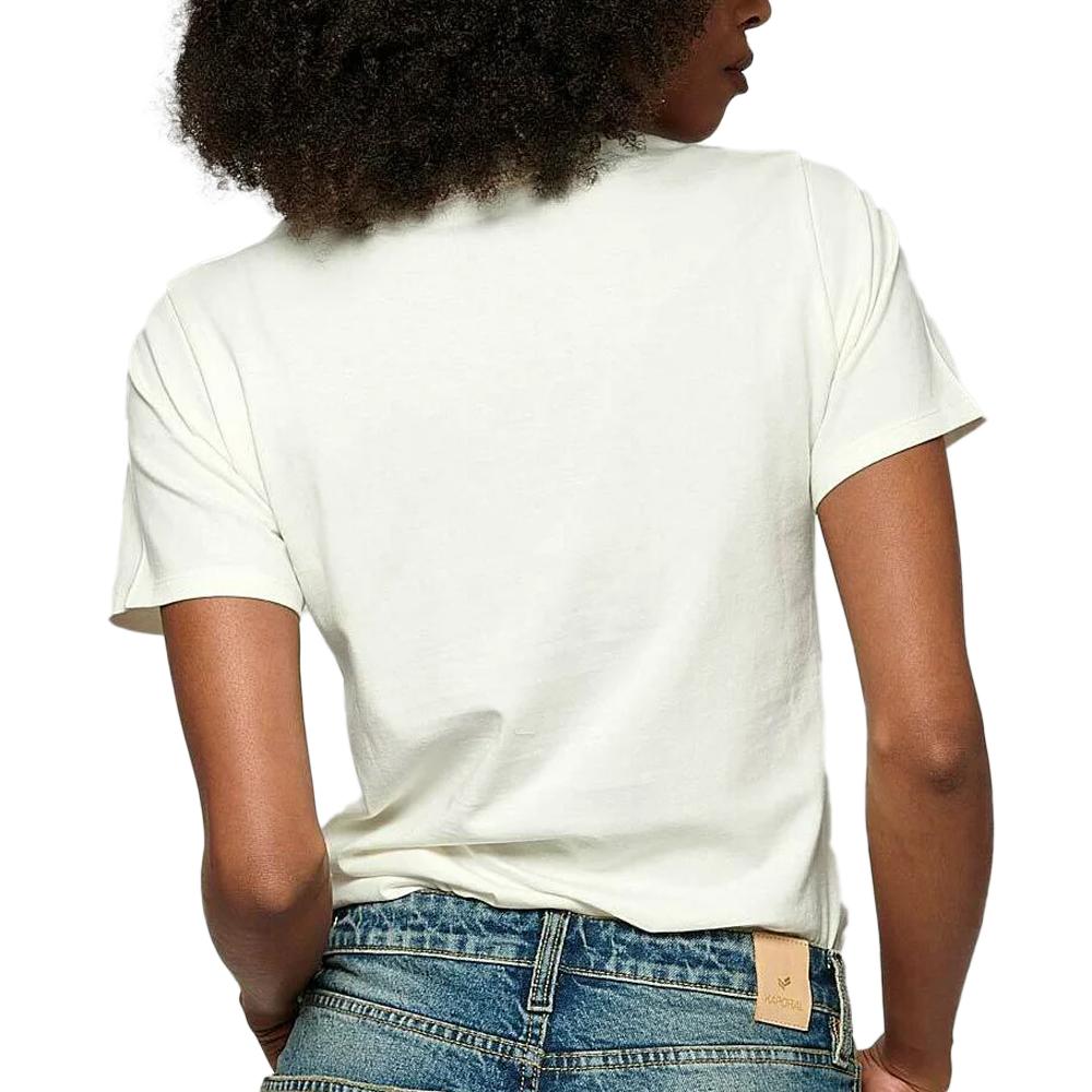 T-shirt Blanc/Argent Femme Kaporal Off White vue 2