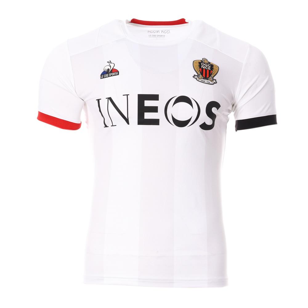 OGC Nice Maillot Réplica Extérieur Homme Le Coq Sportif 2023/2024 pas cher