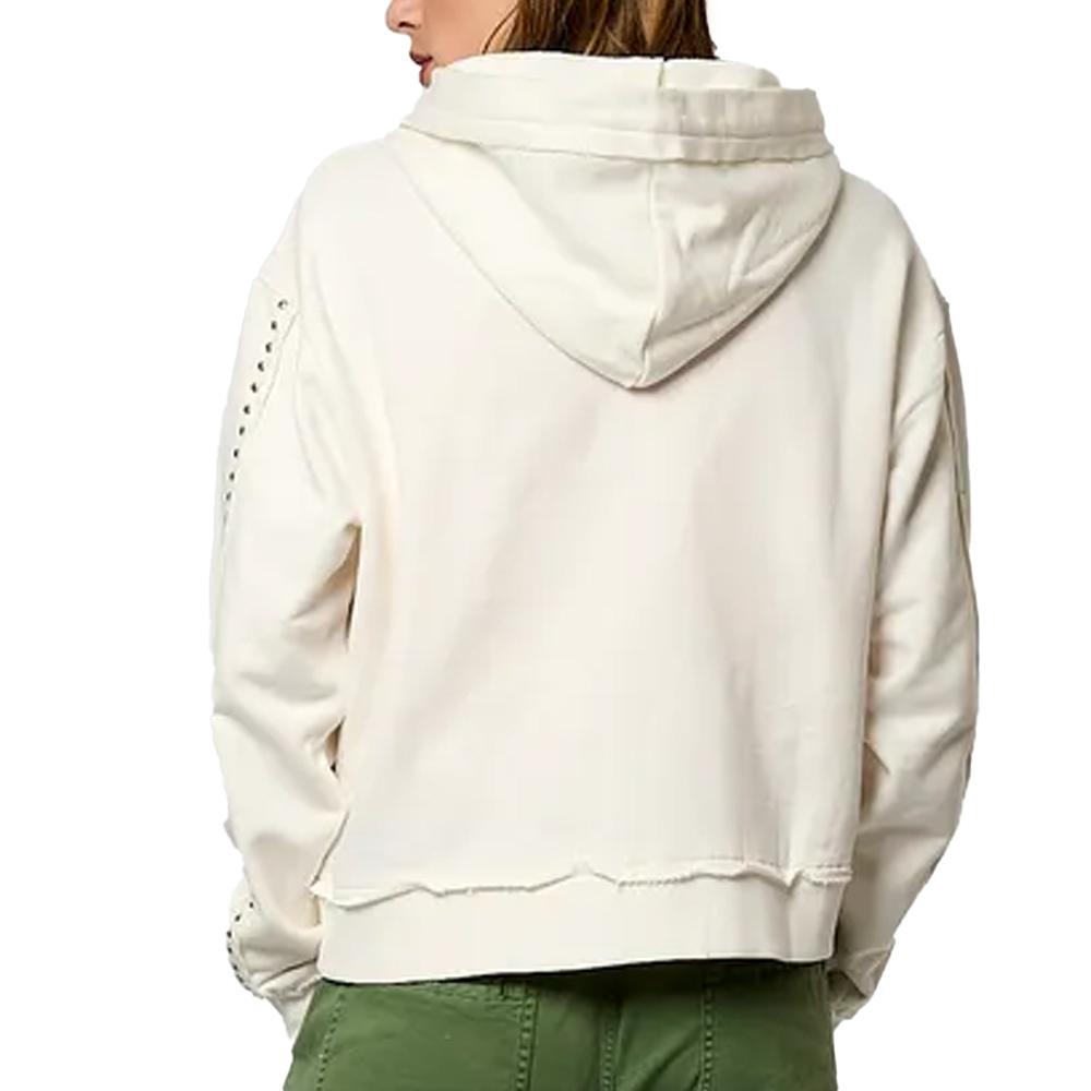 Sweat Blanc Femme Kaporal VITRAE vue 2