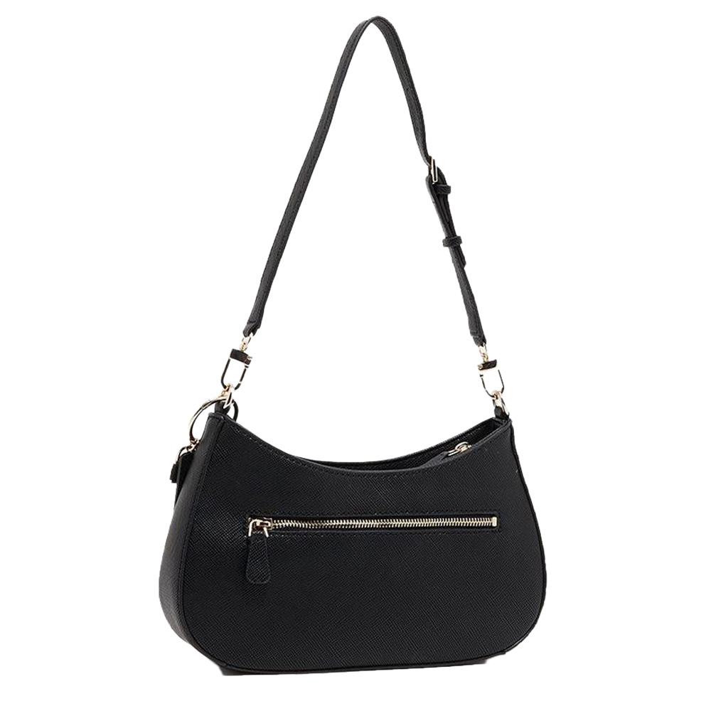 Sac à main Noir Femme Guess Noelle Saffiano vue 2