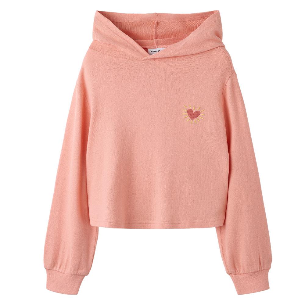 Sweat à Capuche Rose Fille Name it Billie pas cher