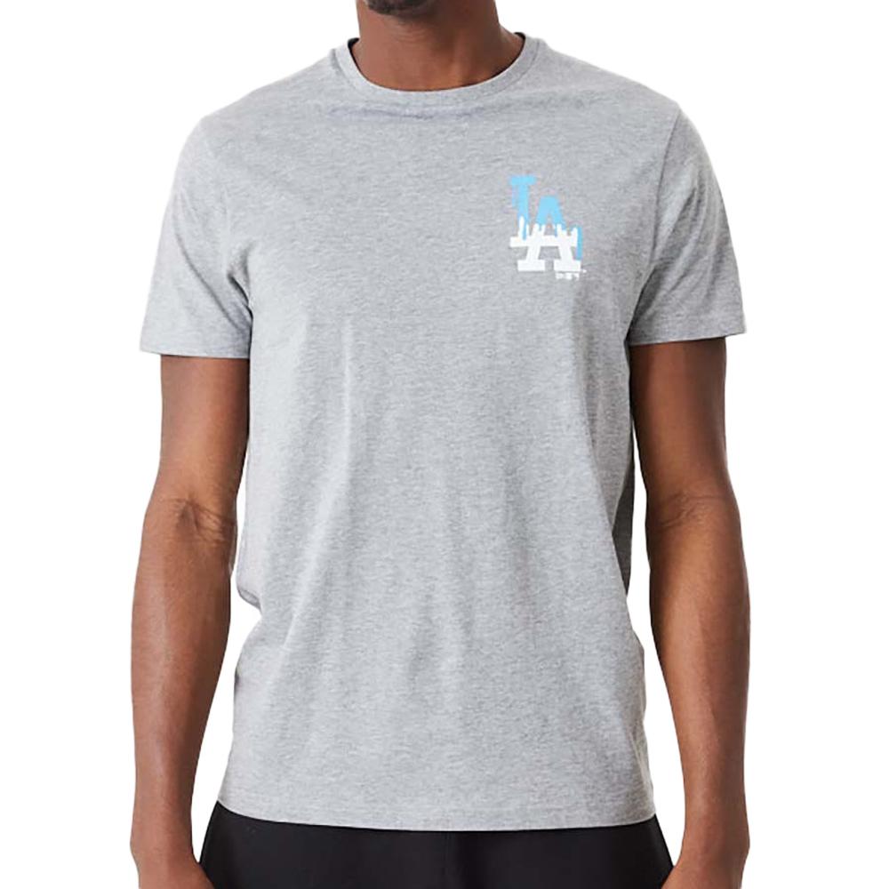 T-shirt Gris Homme New Era Drip Logo pas cher