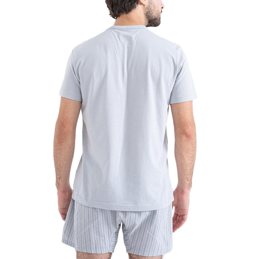 Pyjama Gris Homme Calvin Klein Jeans Poplin vue 2