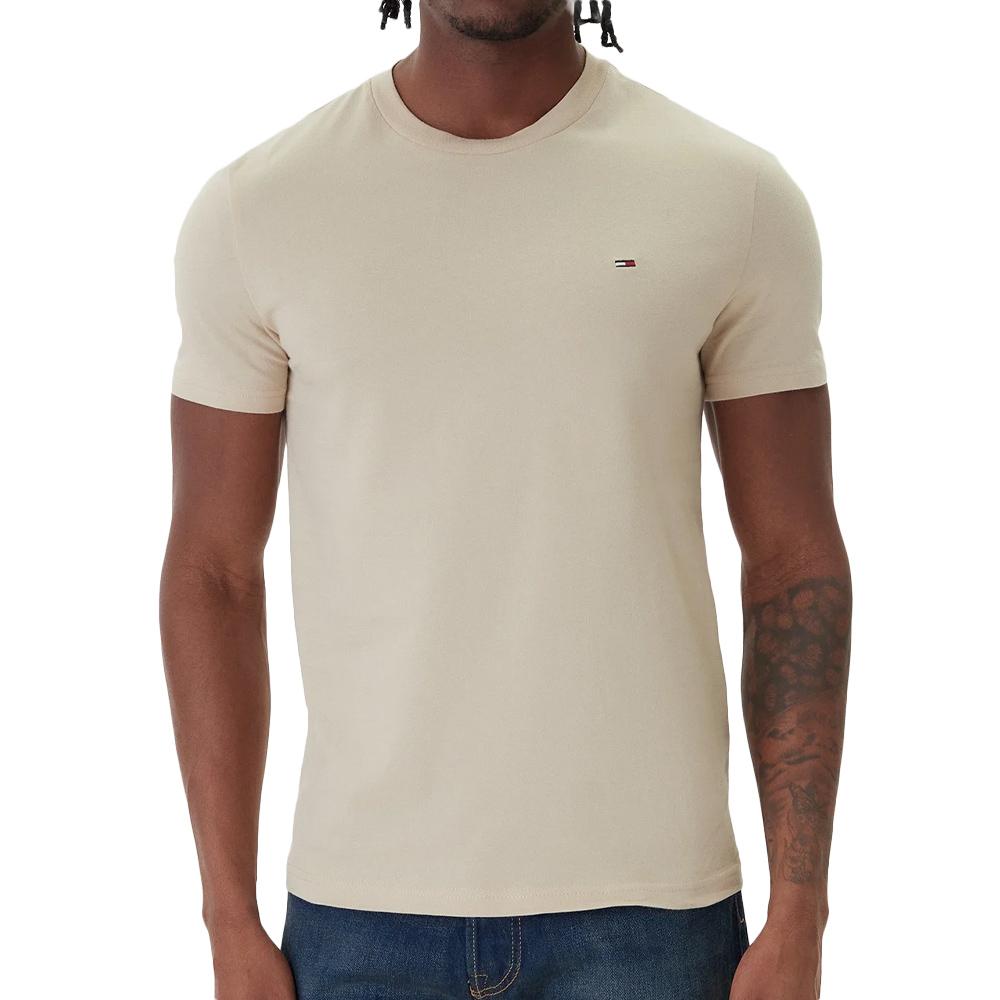 Lot de 2 T-Shirt Beige/Blanche Homme Tommy Hilfiger DM0DM20687 vue 2