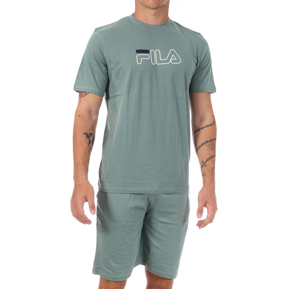 Ensemble Vert Homme Fila SS24SPM089 pas cher