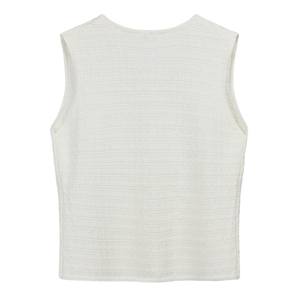 Débardeur Blanc Femme Teddy Smith Millie vue 2