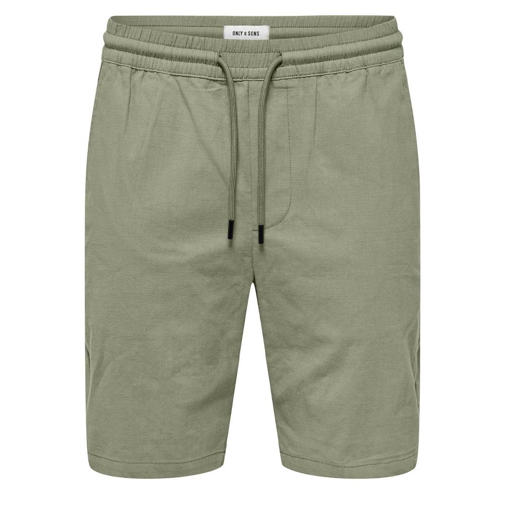 Short Kaki Homme Only & Sons Capri pas cher