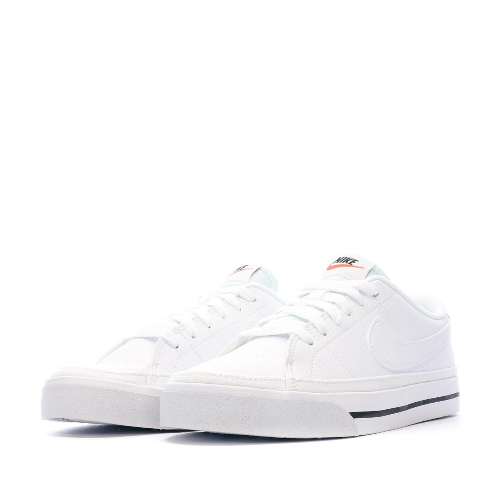Baskets Blanches Femme Nike Court Legacy vue 6