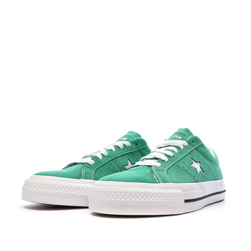 Baskets Vertes Homme Converse One Star Pro vue 6
