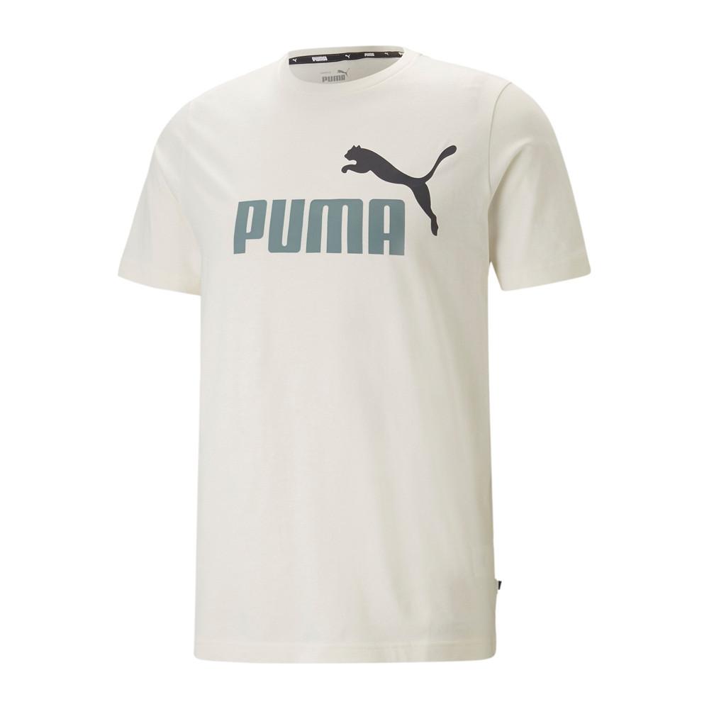 T-shirt Ecru Homme Puma Essential +2 pas cher