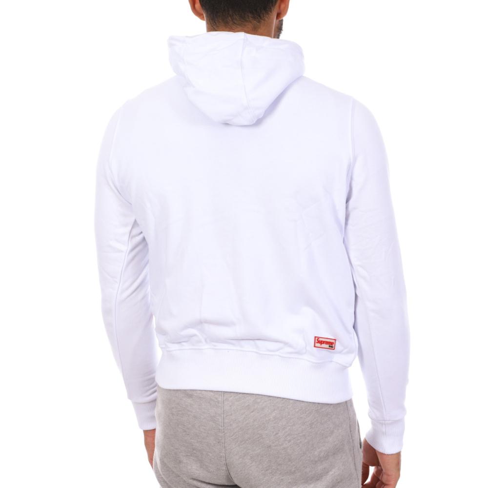 Sweat à capuche Blanc Homme Supreme Grip Debby vue 2
