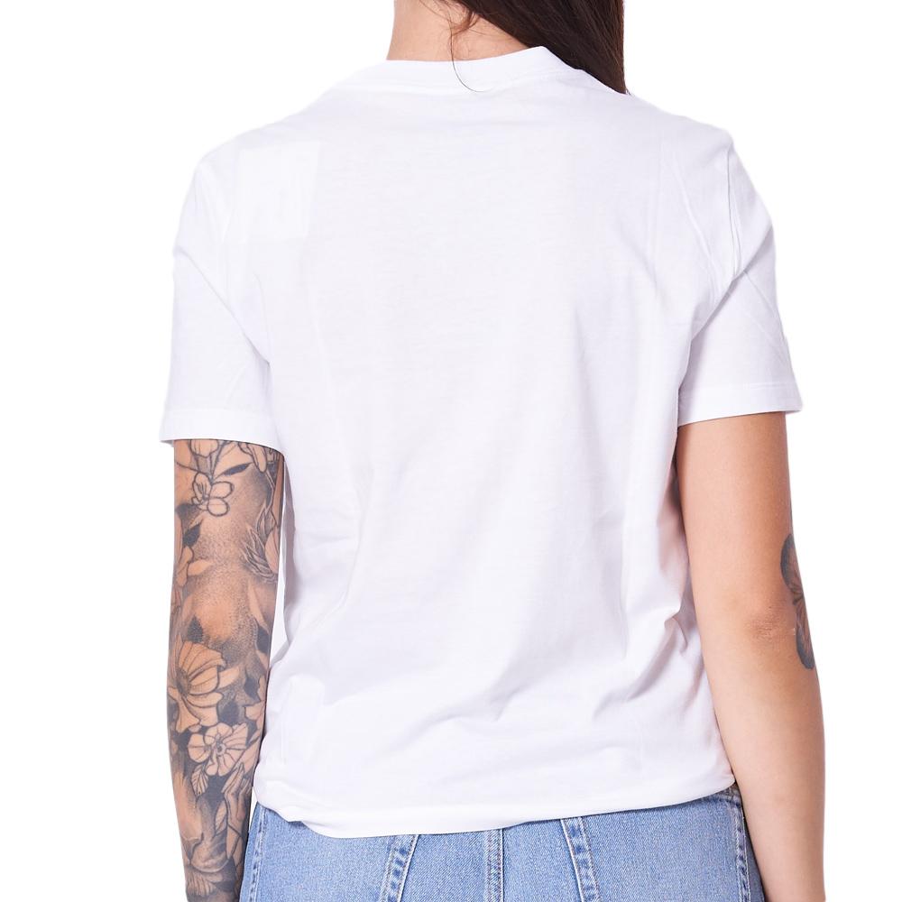 T-Shirt Blanc Femme Calvin Klein Jeans Classic Foil vue 2