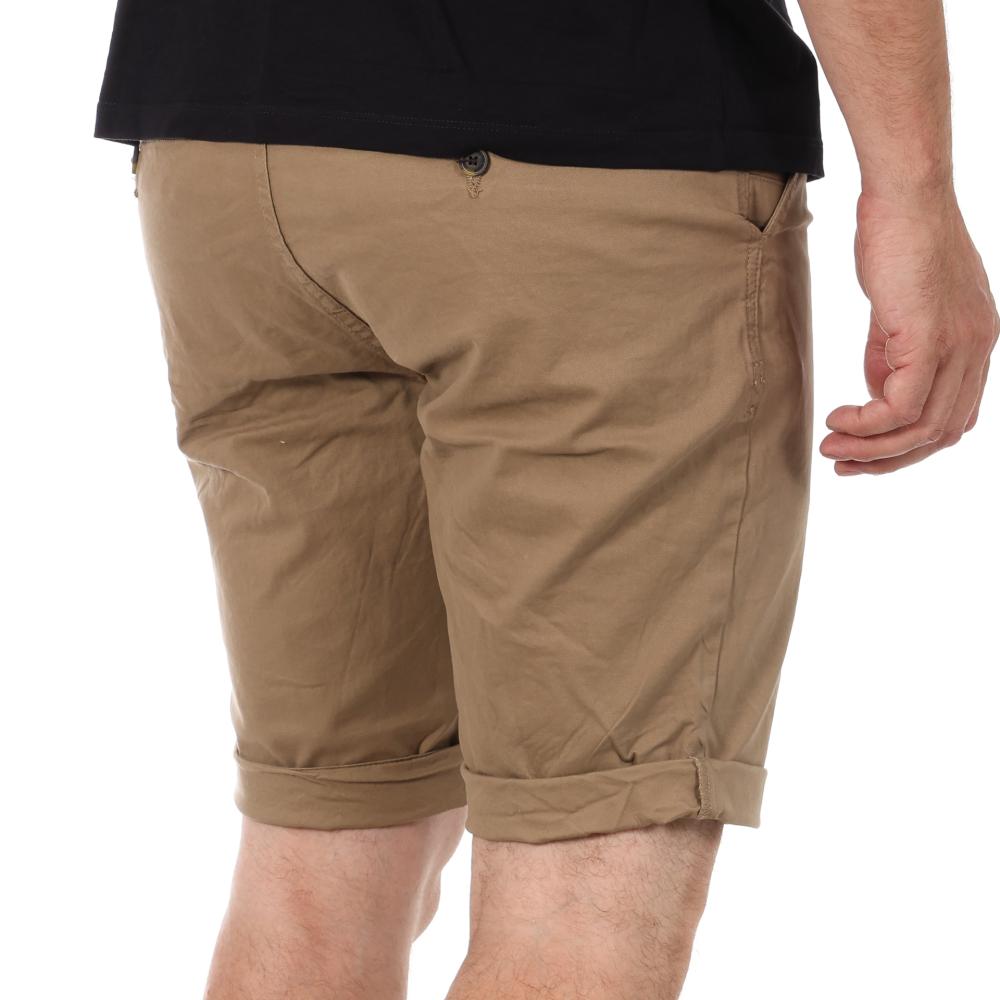 Short Camel Homme Paname Brothers Bermuda Chino vue 2