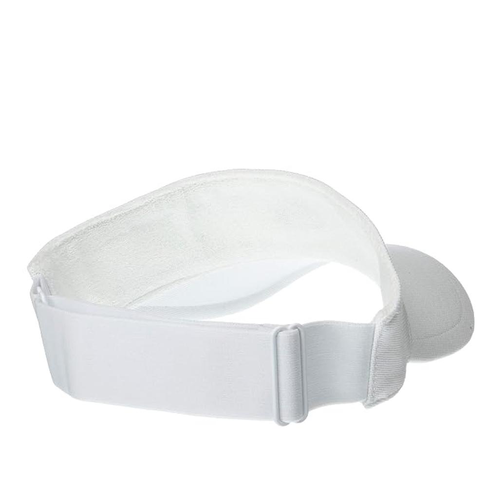 Visière Sport Blanc Lacoste taffetas diamanté vue 2