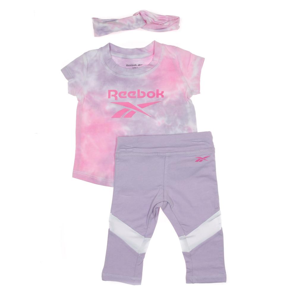 Ensemble Mauve Fille Reebok Block pas cher