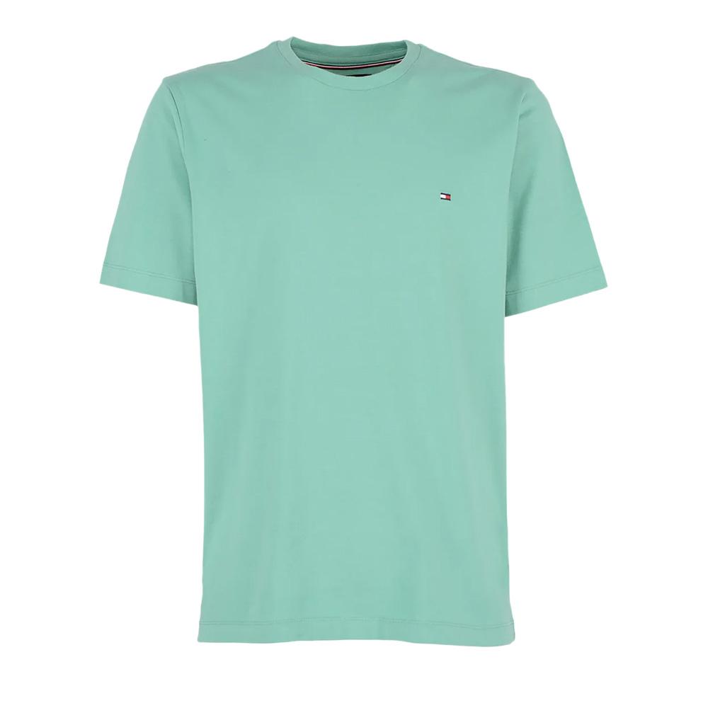 T-Shirt Vert Homme Tommy Hilfiger Jersey pas cher