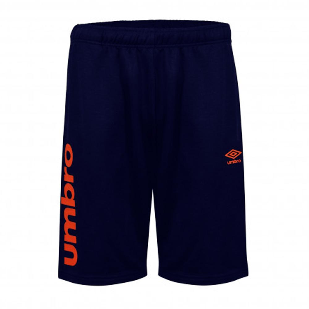 Short Marine/Rouge Garçon Umbro Leis pas cher
