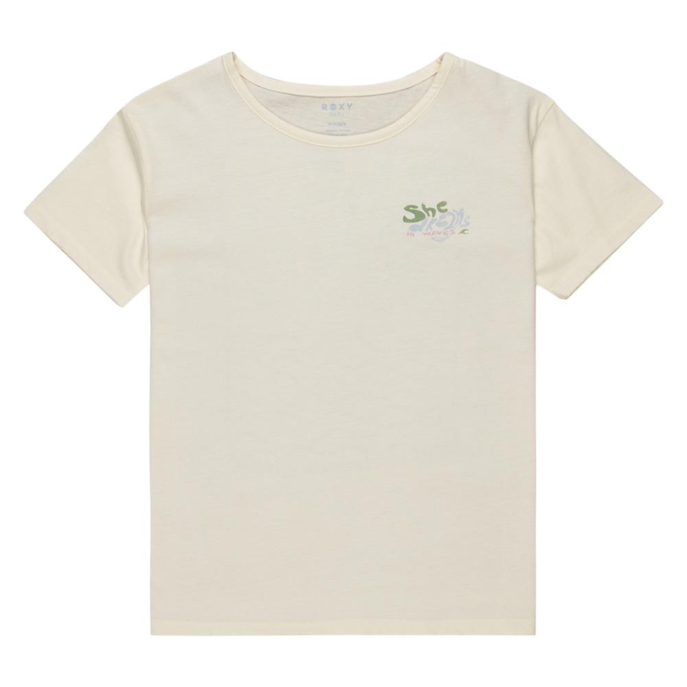 T-Shirt Ecru Fille Roxy Day And Night pas cher