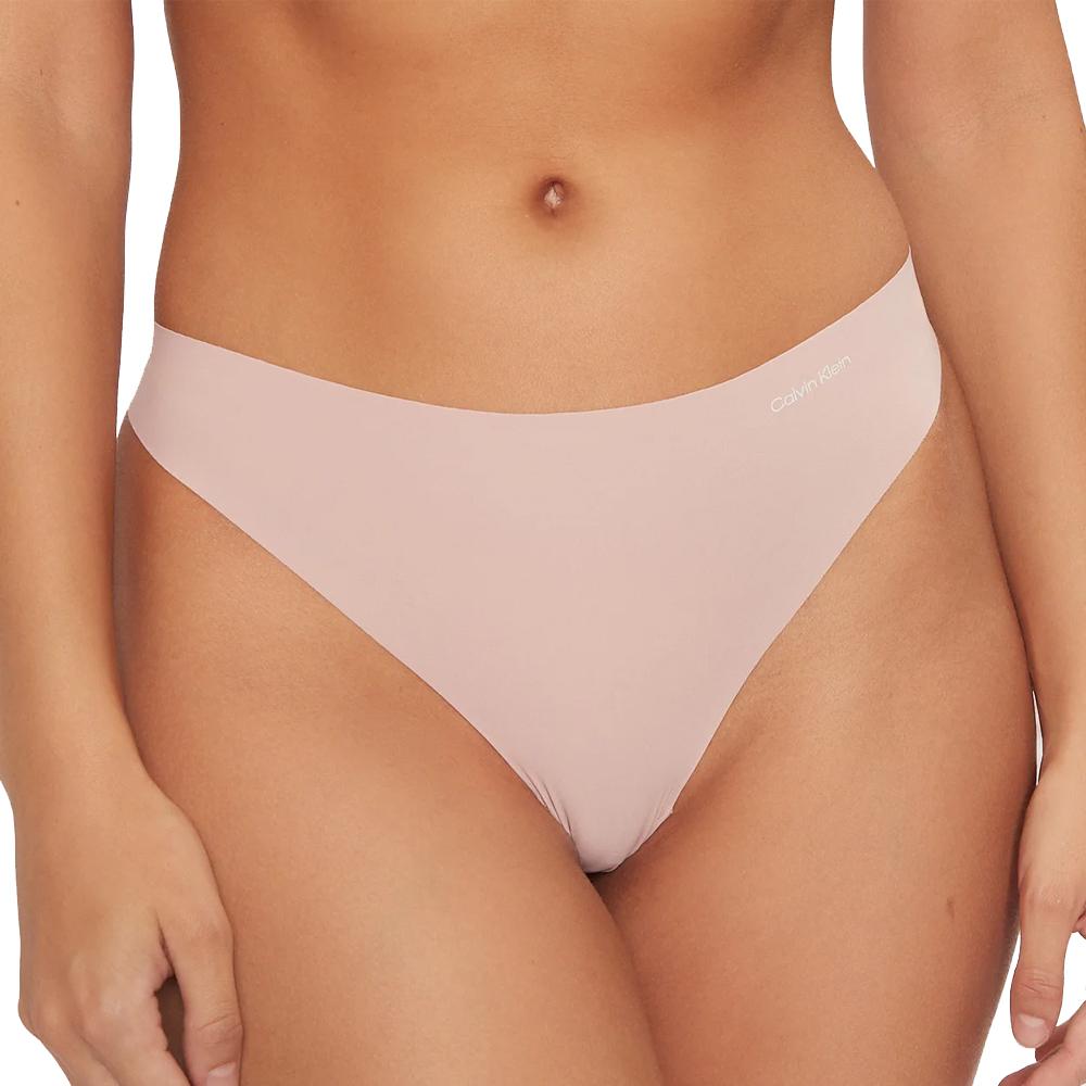 Lot de 3 Strings Rose Femme Calvin Klein Jeans Thong vue 2