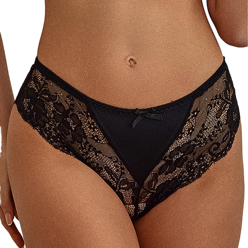 Tanga Noir Femme Les Petites Bombes Camelle pas cher