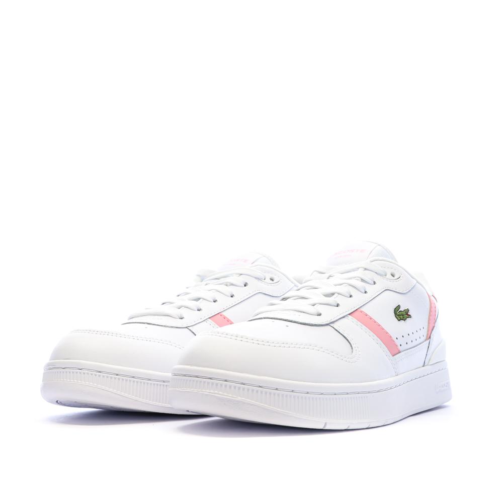 Lacoste T-clip Set 224 Women's White/Rose Sneakers Photo of the Espace des Marques %store% store - view of %key%