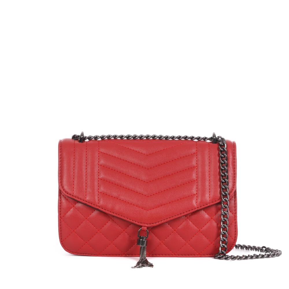 Sac bandoulière Rouge Femme Manoukian Avalon pas cher