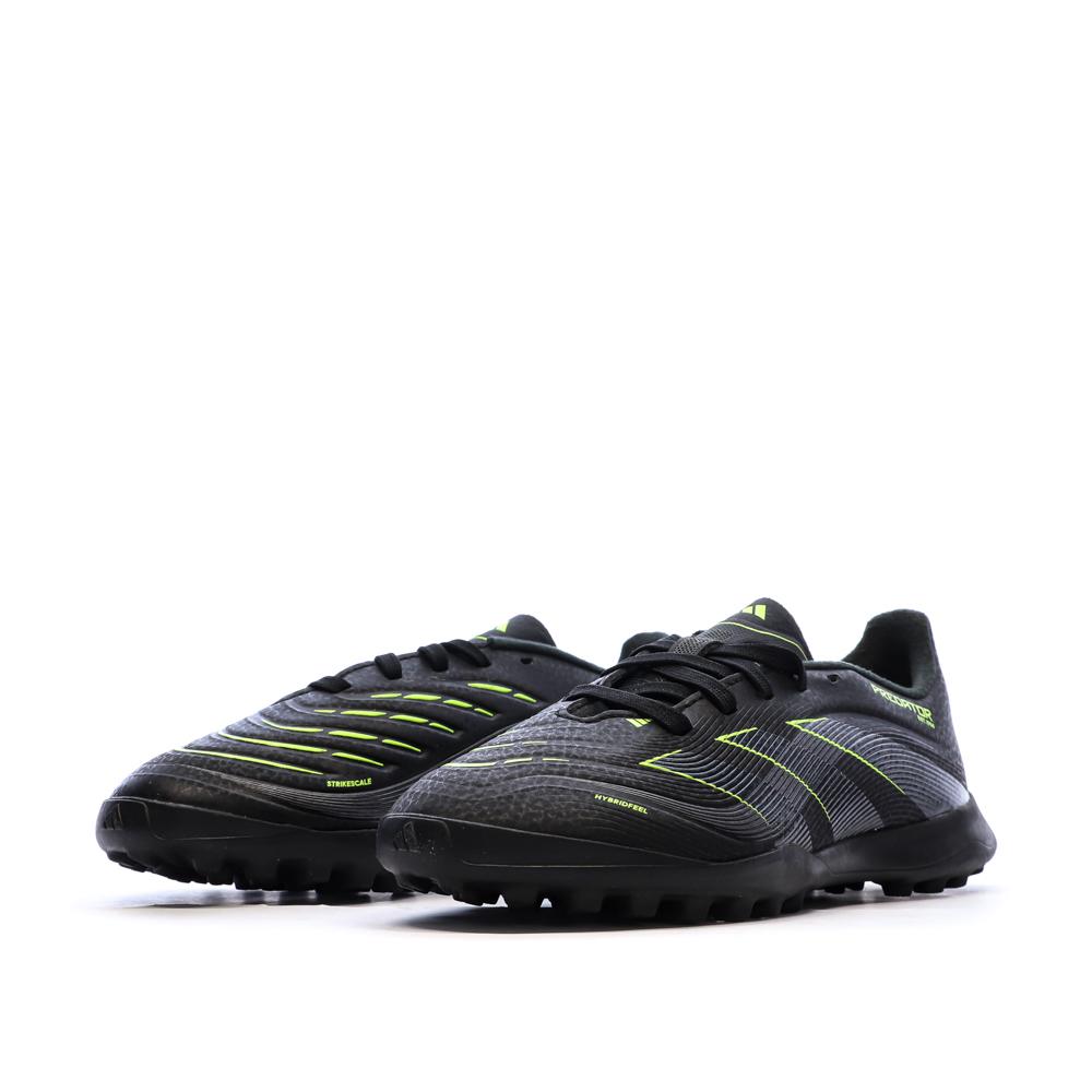 Zapatillas de fútbol negras para niños Adidas Predator League ver 6