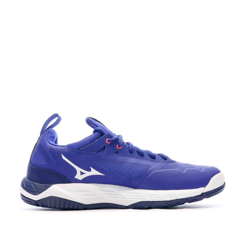 Chaussures de sport Bleu Mixte Mizuno Shoe Wave vue 2