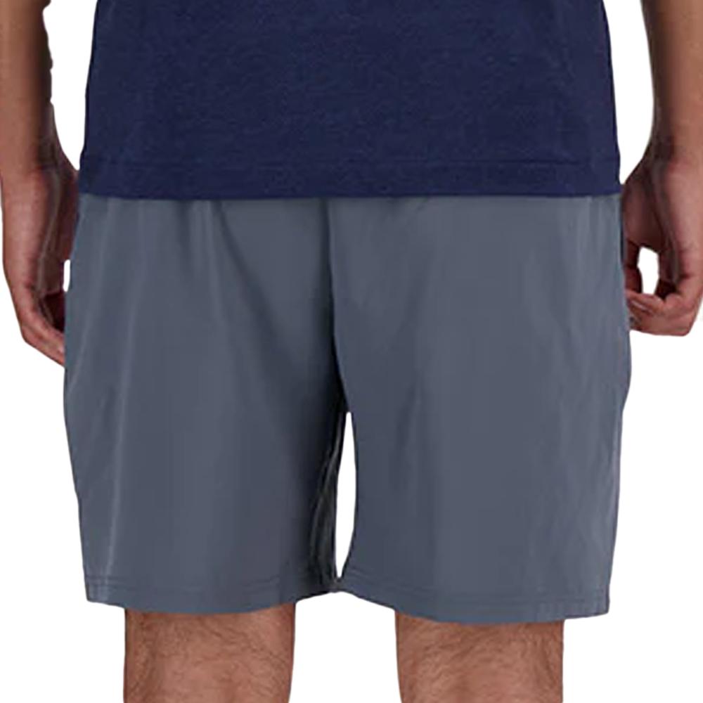 Short Gris Homme New Balance MS41232 vue 2