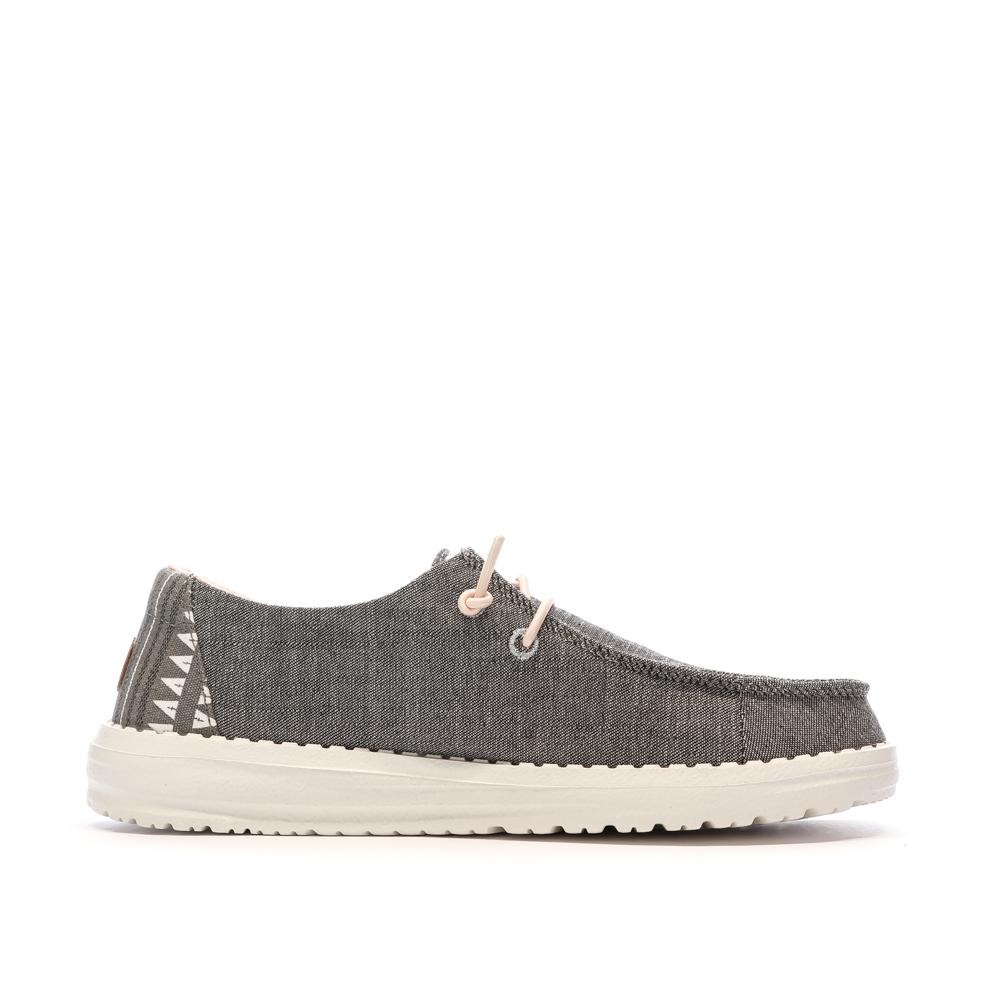 Chaussures Grises/Roses Femme Hey Dude Wendy Boho vue 2