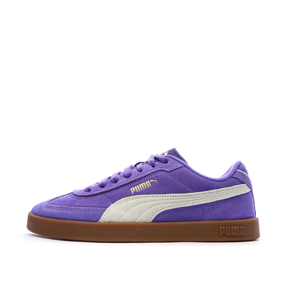 Baskets Violet Homme Puma Club pas cher