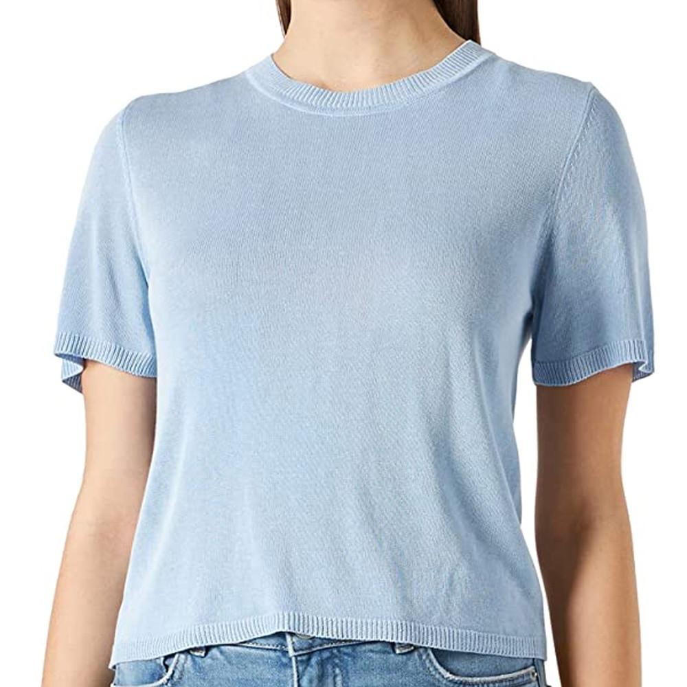 T-shirt Bleu Femme Only Shirley pas cher