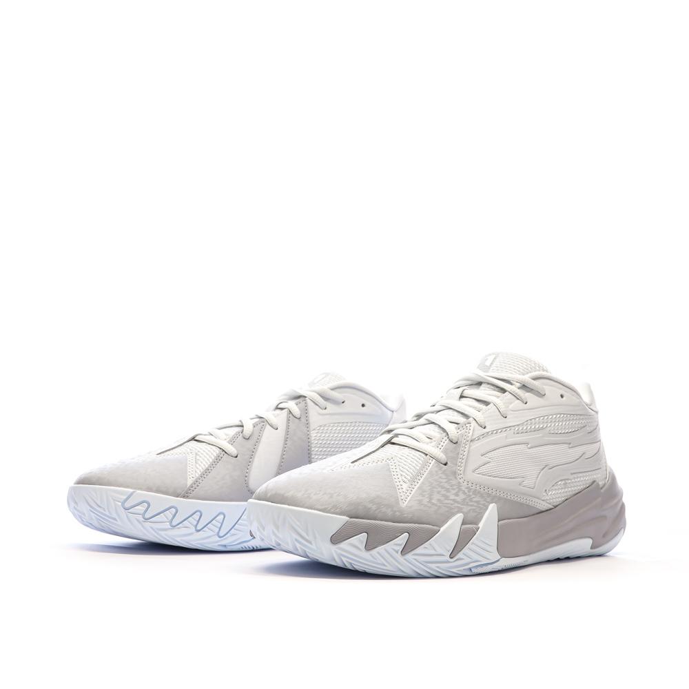 Chaussures de basket Blanches Homme Puma Scoot Zeros vue 6