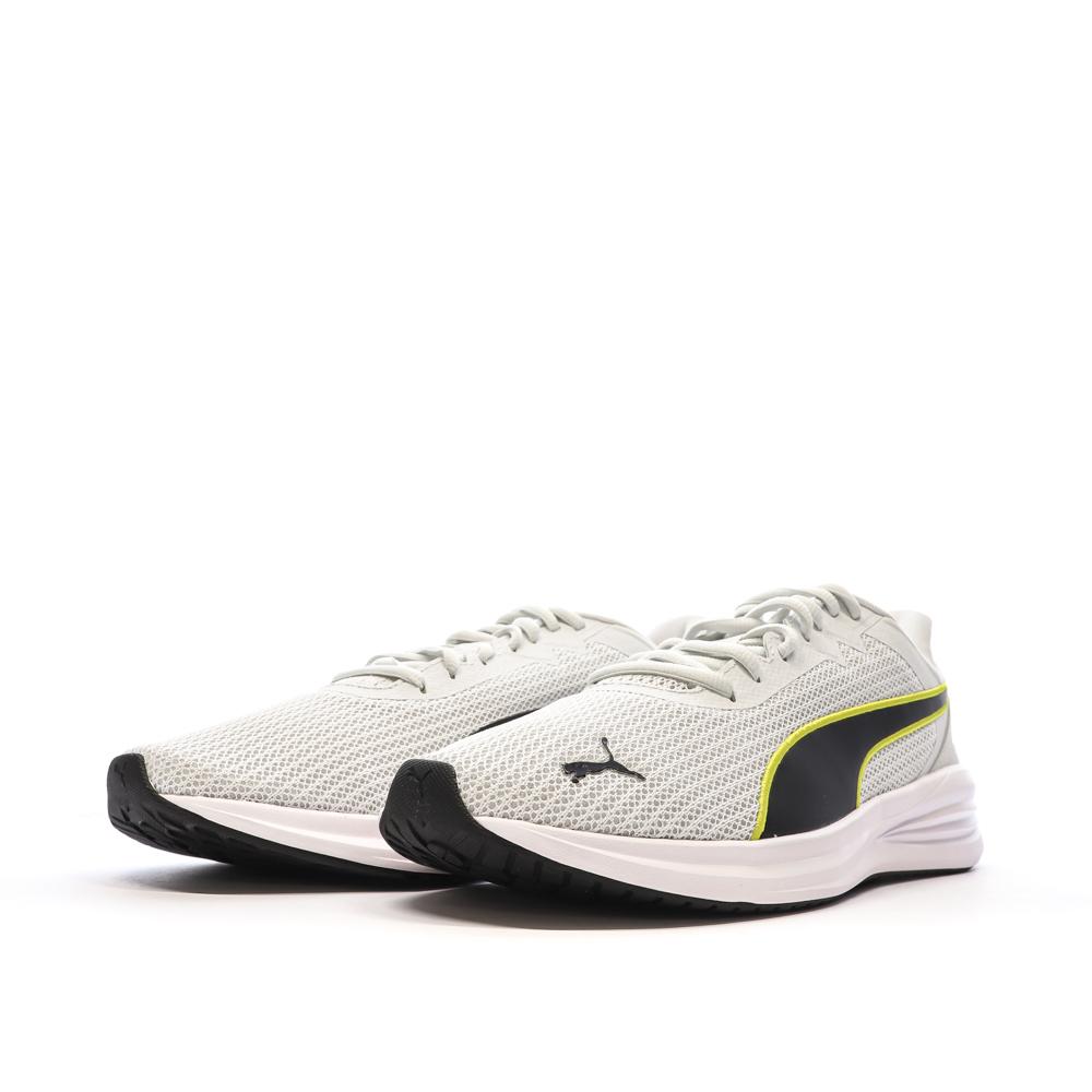 Chaussures de Running Blanches/Noires/Jaunes Femme Puma Transport vue 6