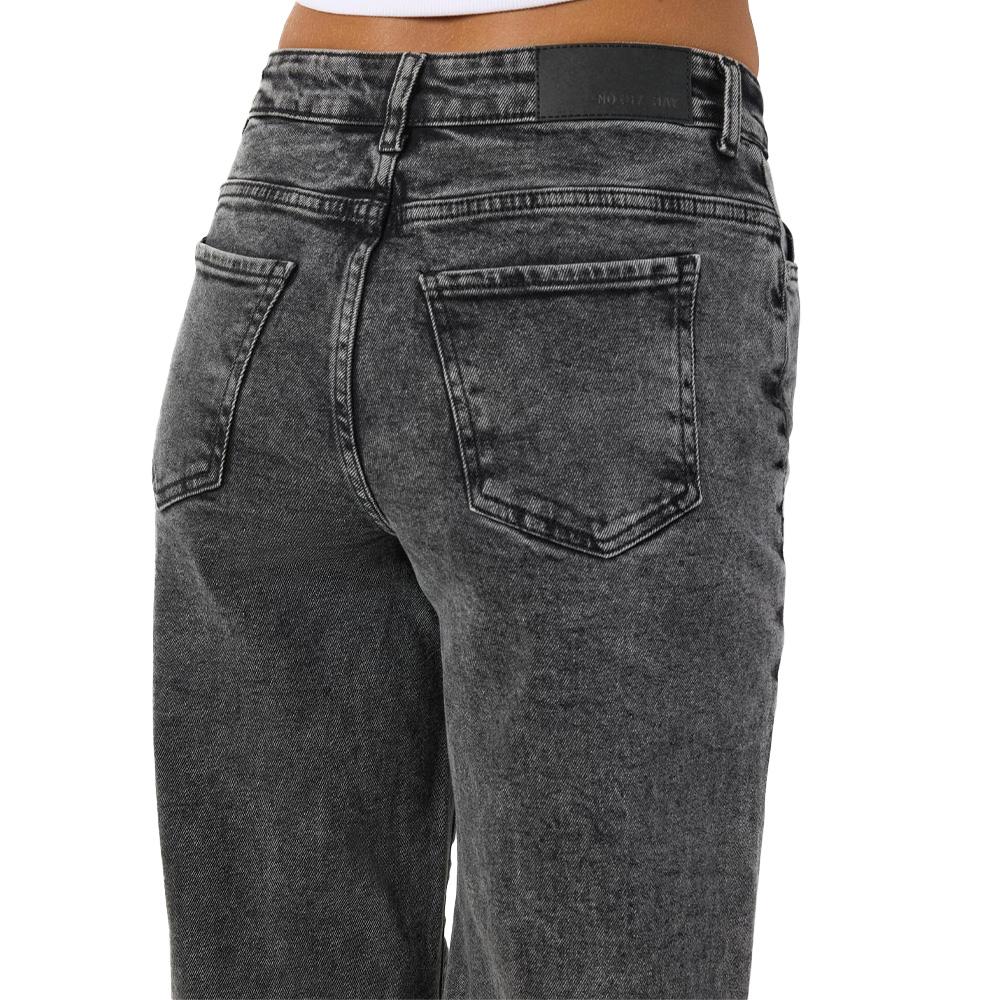 Jeans rectos para mujer Gris Noisy May Landa ver 3
