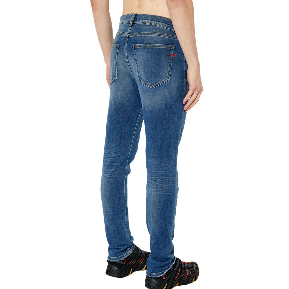Jean Skinny Bleu Foncé Homme Diesel Strukt vue 2