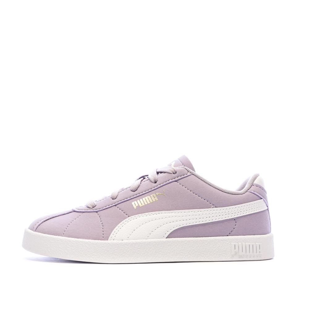 Zapatillas malva para niña Puma Club II PS barato