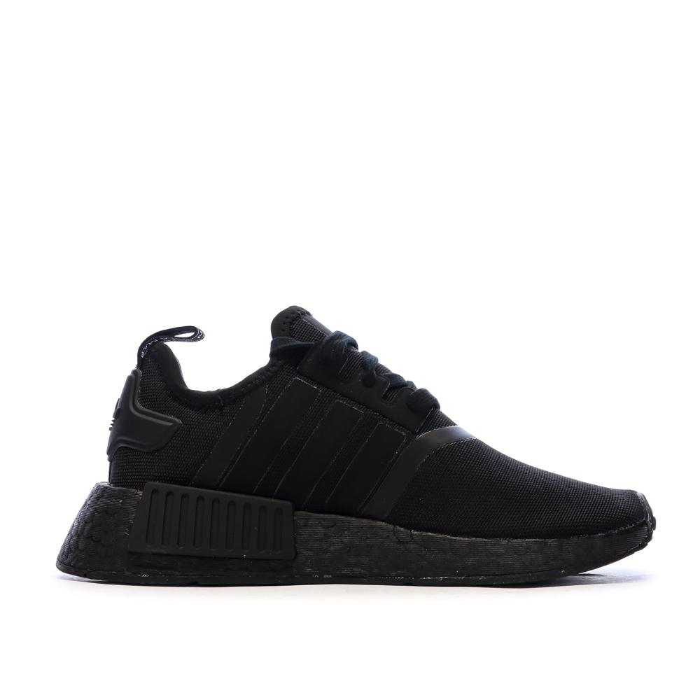 Baskets Noires Junior Femme Adidas Nmd_r1 vue 2