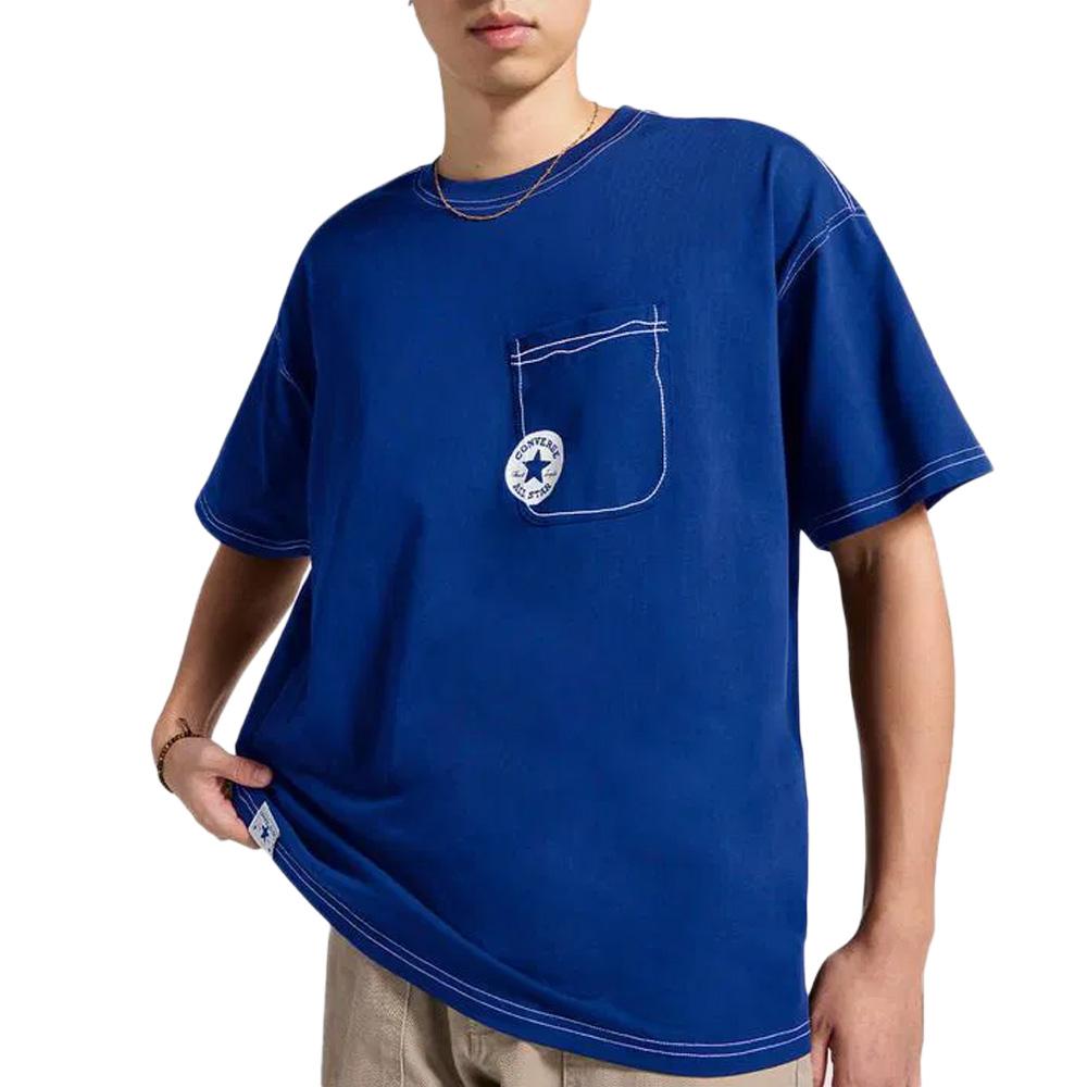 Camiseta Converse Sketch Azul, Hombre barato